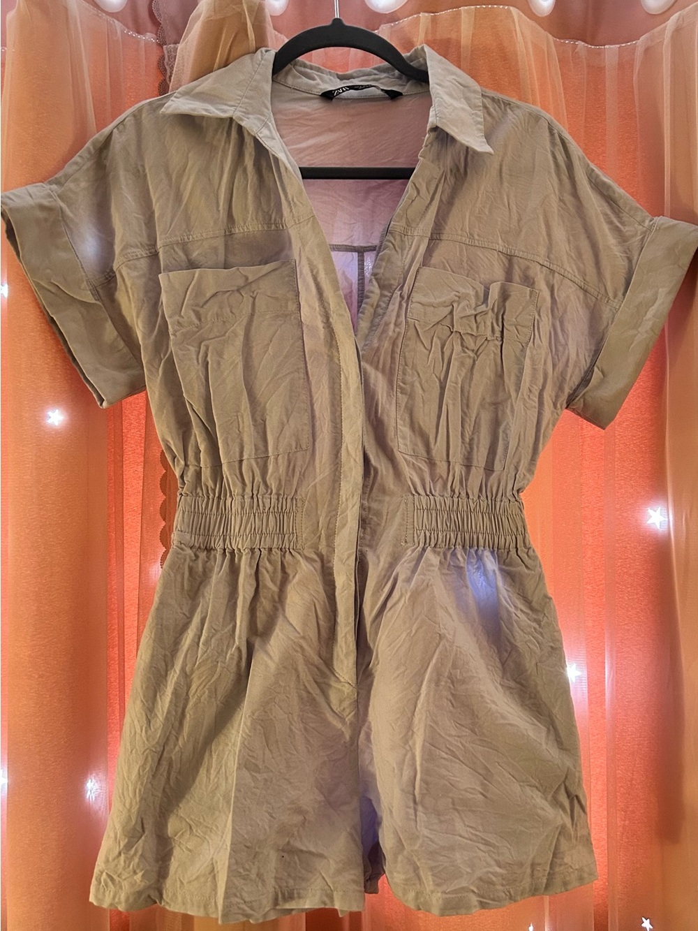 Short Sleeve One-Piece Romper